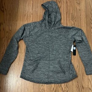 Gray Women's Hooded Top